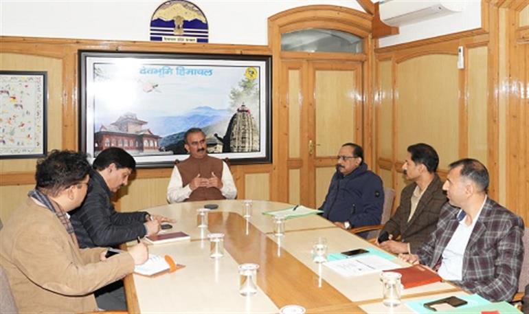 Himachal : CM directs HPPCL to expedite execution of power projects