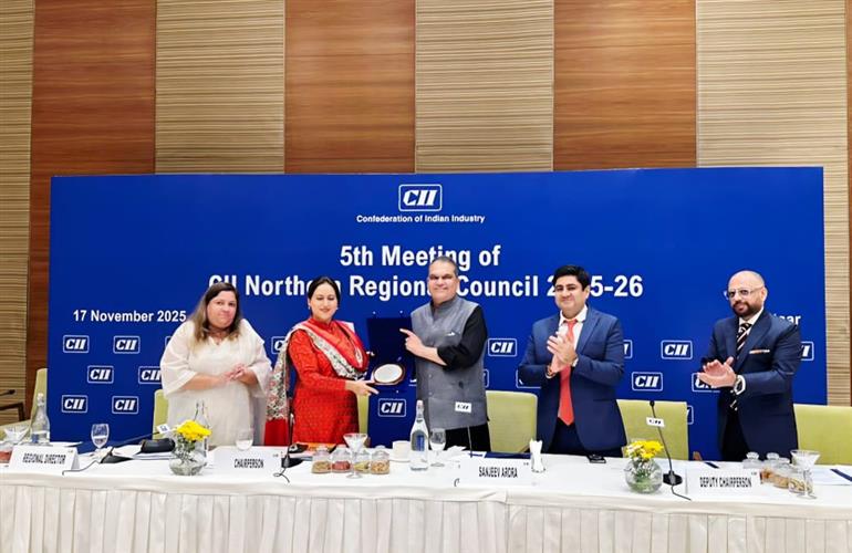 Industry Minister Announces Exhibition Centres, Power Roadmap as SUJAN Commits to Invest ₹150 Crore in Amritsar at CII Norther Region Meet 