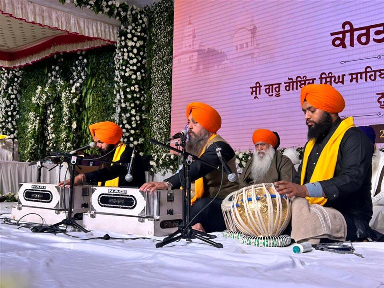 Grand Katha-Kirtan Darbar Organized at Baba Budha Dal Cantonment on the 350th Martyrdom Anniversary 