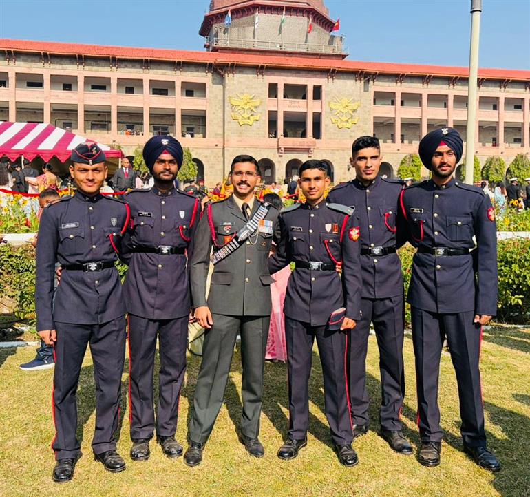 Six MRSAFPI Cadets Graduate from NDA, a Proud Moment for Punjab 