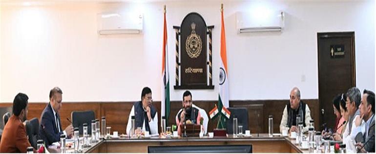 CM Saini Chairs High-Powered Works Purchase Committee Meeting of Urban Local Bodies