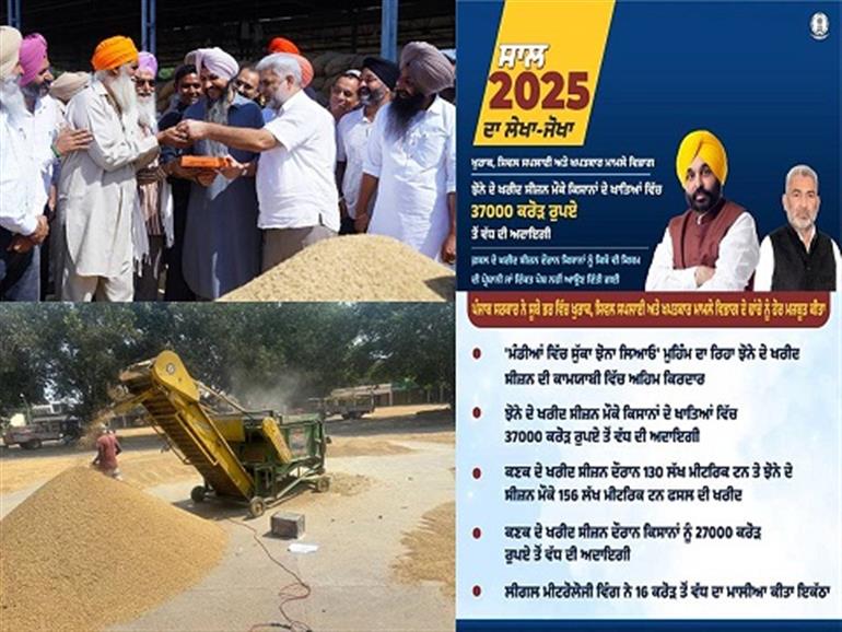 Stupendous success of &39;Bring dry paddy in mandis&39; campaign propelled success of paddy procurement season