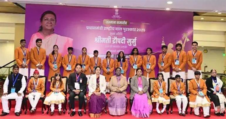 Cricketer Vaibhav Among 20 Children Honored with Prime Minister’s National Child Award on Veer Bal Diwas