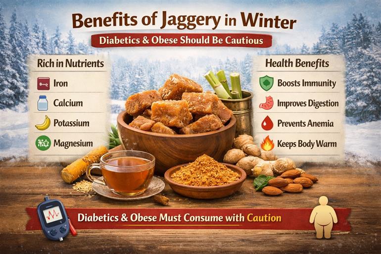 Need-to-Know News: 11 Benefits of Eating Jaggery in Winter, Diabetics and Obese People Should Be Cautious