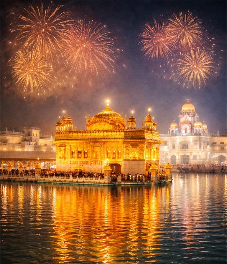 A Sea of Devotion on New Year 2026: Lakhs of Devotees Pay Obeisance at Darbar Sahib 