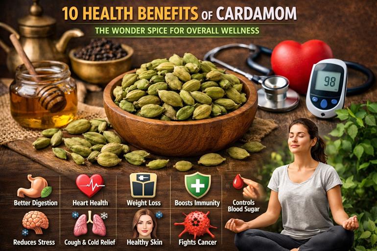 10 Benefits of Eating Cardamom: Why This Small Spice Is Essential for Health 