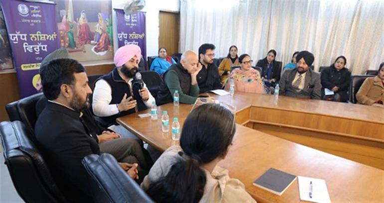Punjab Govt to guard young minds through school-led action plan against drugs: Harjot Bains