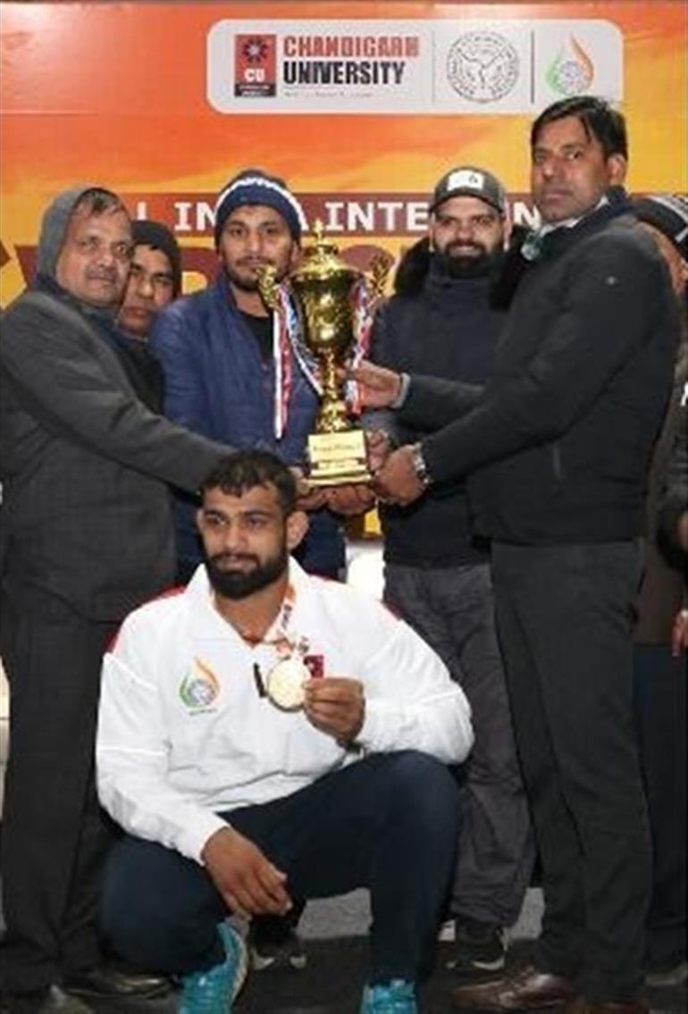 Chandigarh University Creates History at Inter-University Wrestling, Wins Overall Championship with 11 Gold Medals 