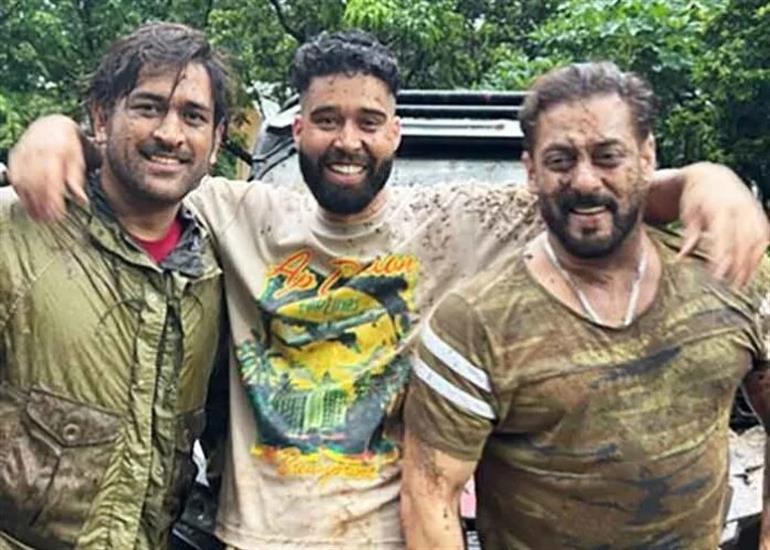 Salman Khan, MS Dhoni and AP Dhillon Enjoy a Muddy Adventure at Panvel Farmhouse 
