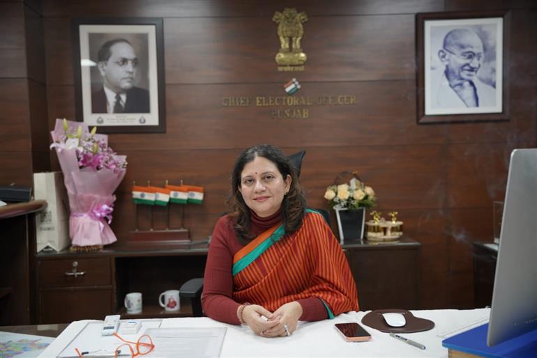 Anindita Mitra Takes Charge as Chief Electoral Officer of Punjab 
