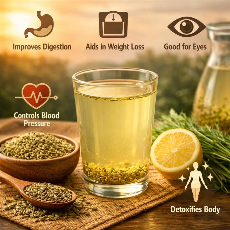 Benefits of Drinking Fennel Water in the Morning 