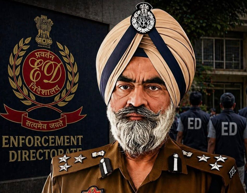 ED Seizes ₹1.4 Crore in Money Laundering Probe Against Suspended Punjab DIG Harcharan Singh Bhullar