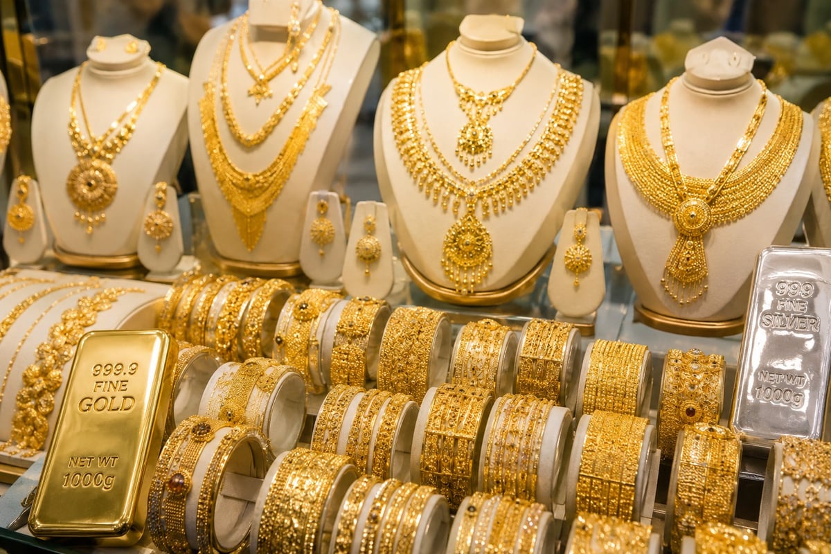 Gold Prices Surge Amid Global Market Volatility, Wedding Season Boosts Demand