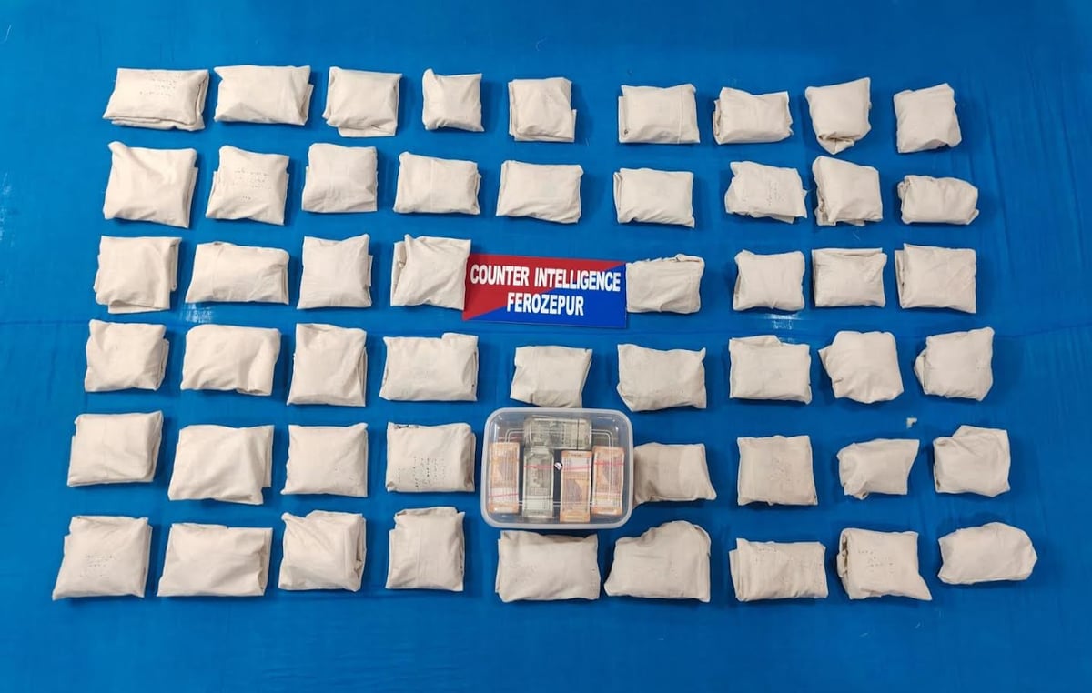 Cross-Border Drug Smuggling Module Busted in Punjab, 4 Arrested with 28.12 Kg Heroin