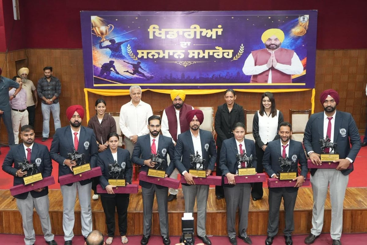 Punjab Honours Record 1,157 Athletes in Mega Sports Push Led by CM Bhagwant Singh Mann