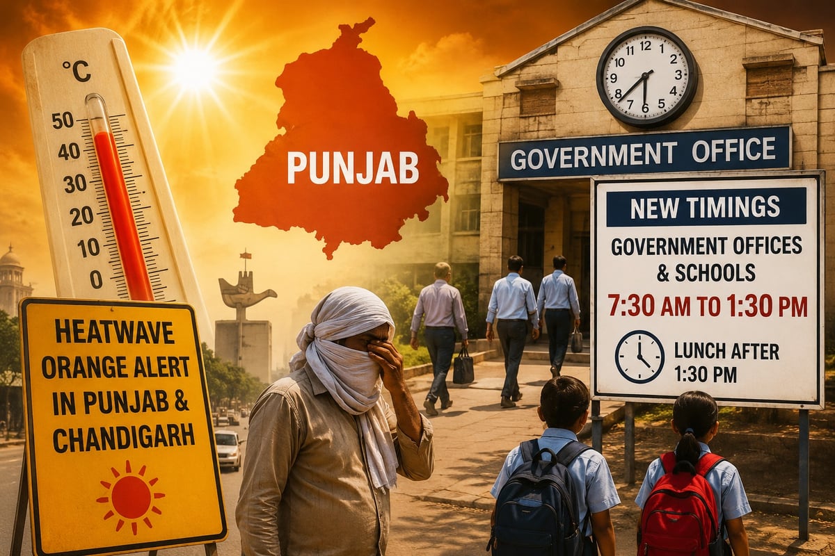 Punjab Heatwave: Half Staff Missing in Ludhiana Offices, Moga DC & Officials Reach Before New Timings
