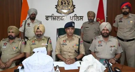 Heroin Worth Rs 50 Crore Recovered Near Indo-Pak Border in Fazilka, Probe Underway