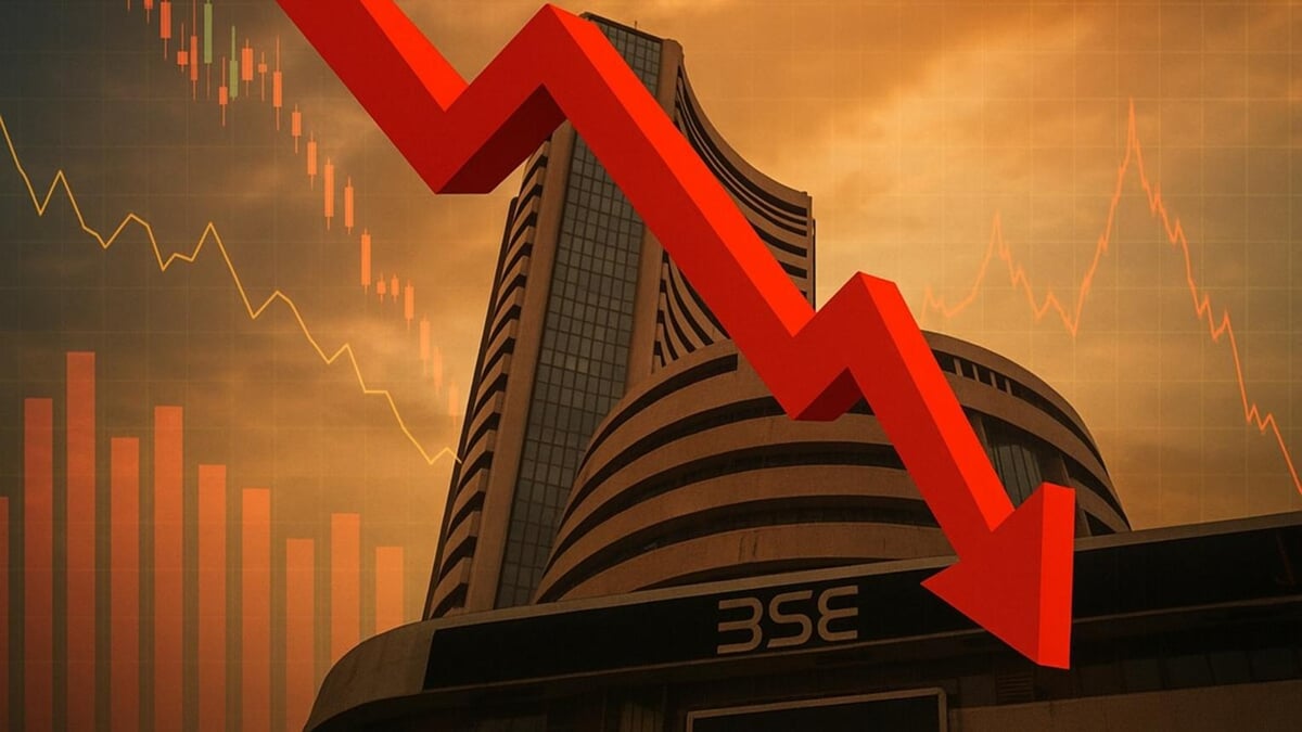 Stock Market Bloodbath: Sensex Tanks 1,092 Points, Nifty Slips Below Key Levels