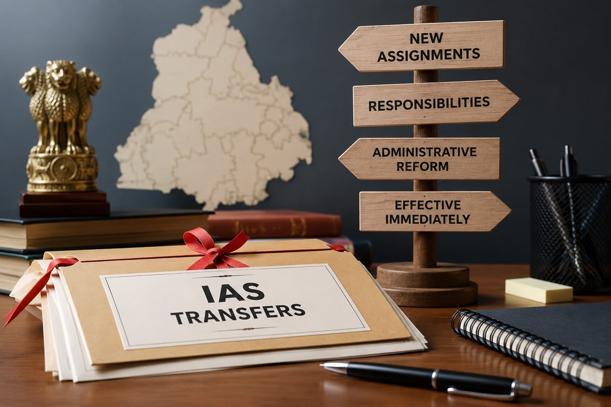Punjab Government Reshuffles 6 IAS Officers, Assigns New Responsibilities