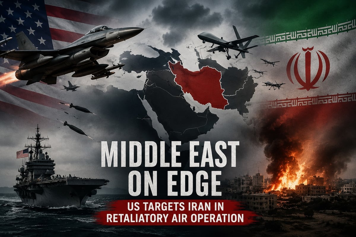 Middle East on Edge, US Targets Iran in Retaliatory Air Operation