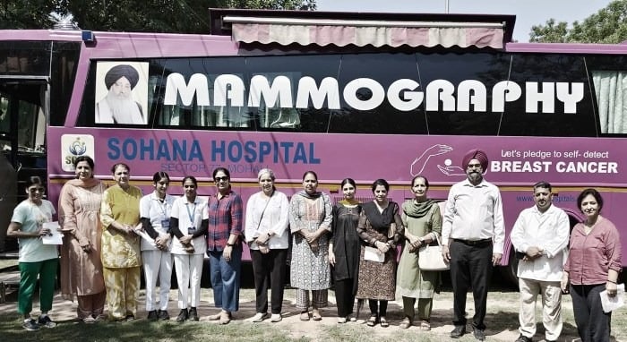 Women’s Health Gets a Major Boost as Mammography and Bone Density Camp Draws Huge Response in Sector-70