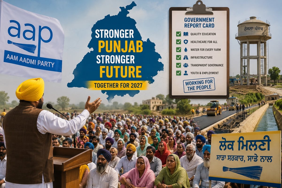AAP Launches Statewide Public Outreach Campaign Ahead of 2027 Punjab Polls
