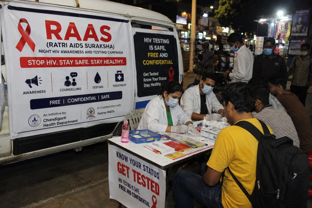 Chandigarh Becomes First Indian City to Launch Night-Time HIV Testing Campaign
