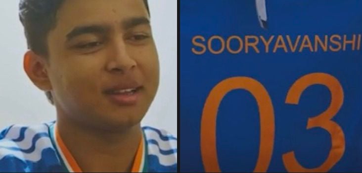 Vaibhav Sooryavanshi Leaves for Ireland and England Tour with Team India, Receives No. 3 Jersey