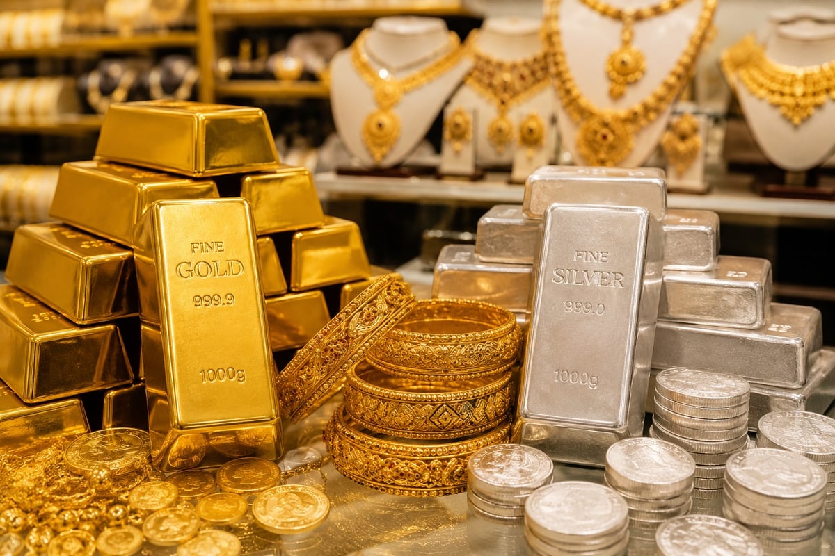 Gold, Silver Prices Surge for Fourth Straight Day; Gold Crosses ₹1.46 Lakh per 10 Grams