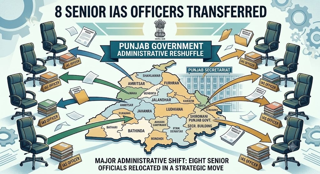 Neelima New Secretary Personnel, Punjab Government Transfers 8 Senior IAS Officers