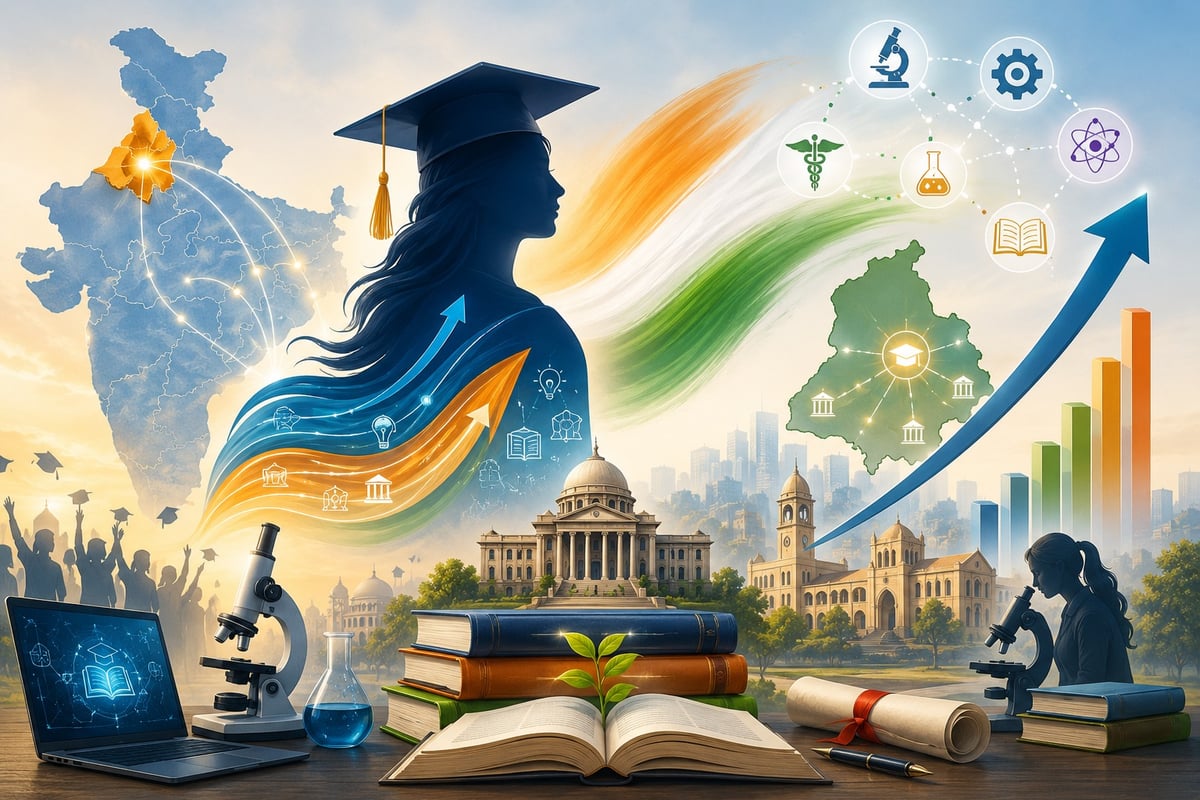 India's Higher Education Achieves Historic Milestone with 4.5 Crore Enrolments; Women Take the Lead, Punjab Sees Changing Academic Trends