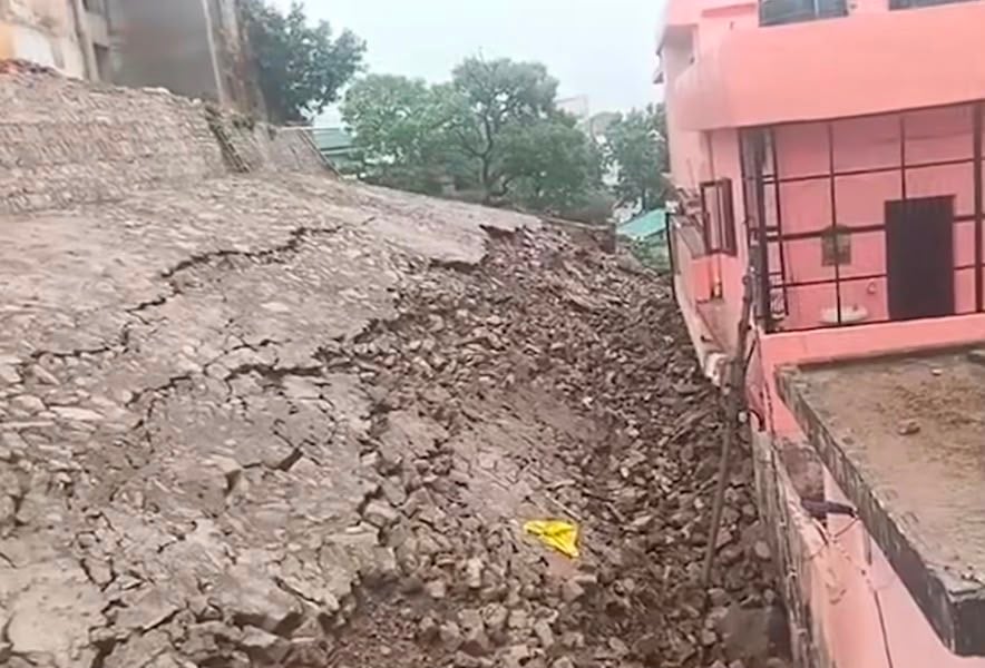 Rain Havoc in Himachal: Landslides Trap Residents, Orange Alert Prompts School Closure
