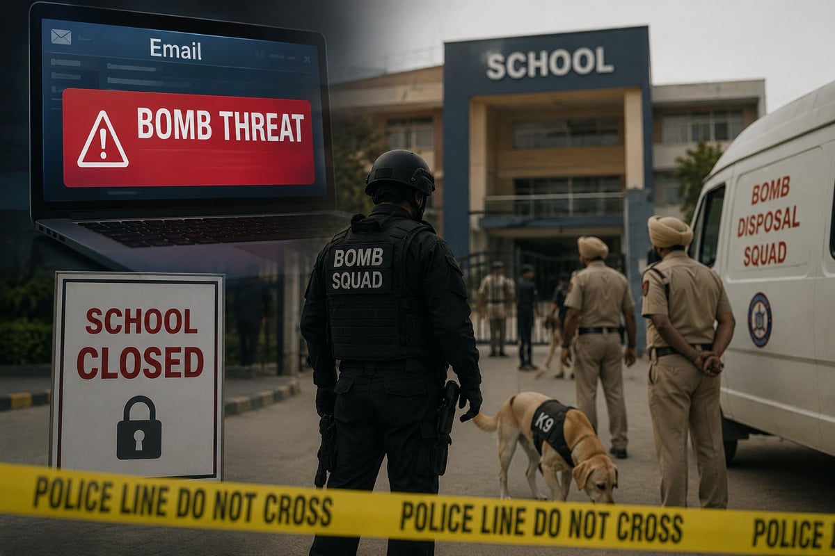 Six Mohali Schools, One Ludhiana School Receive Bomb Threats; Agencies on High Alert