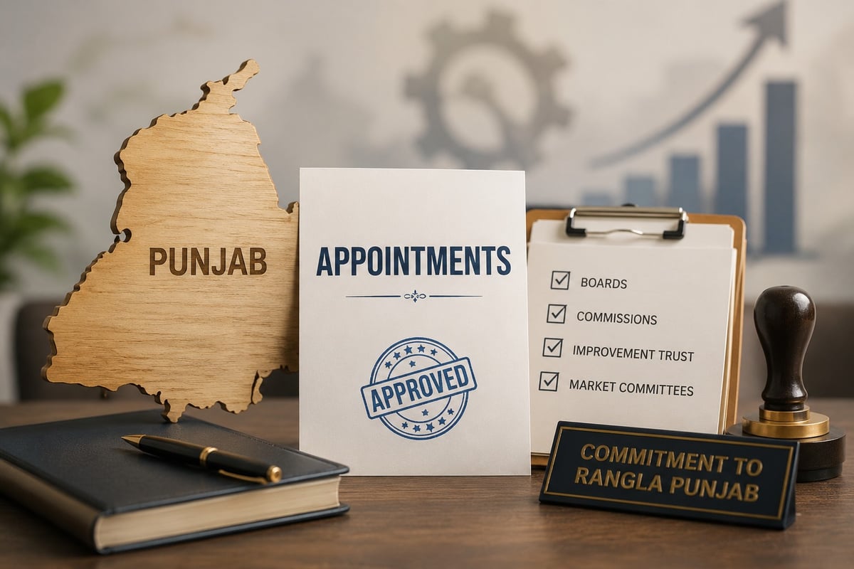 Punjab Government Announces Fresh Appointments to Boards, Commissions and 17 Market Committees