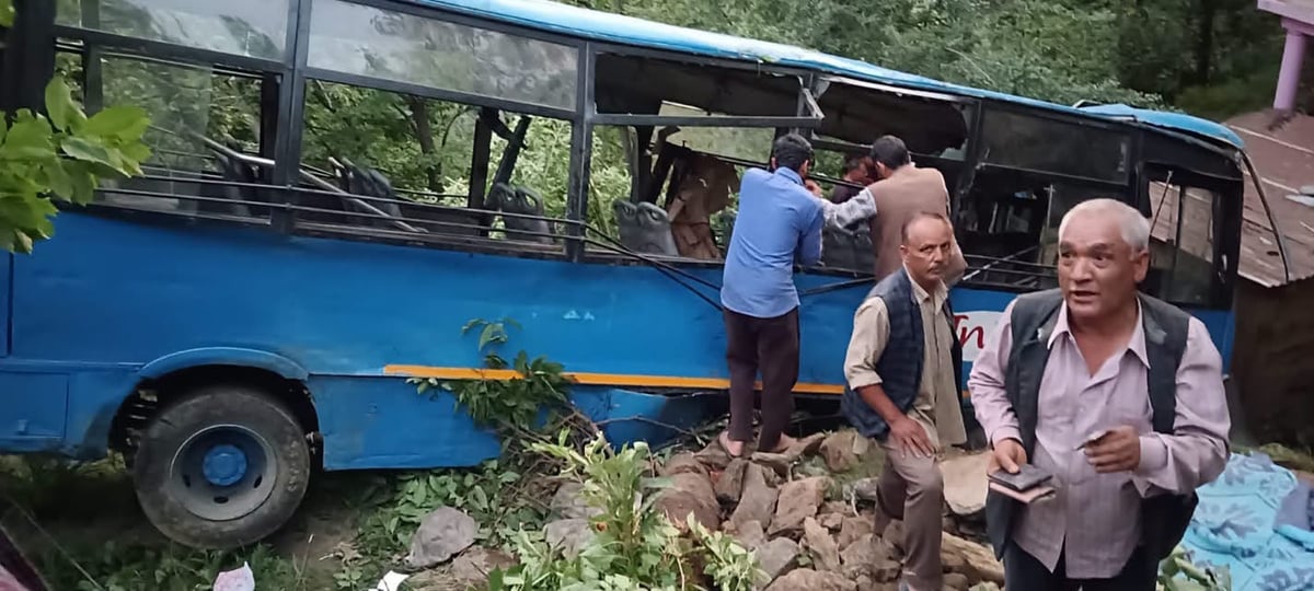 HRTC Bus Plunges into Gorge in Himachal's Shimla; 3 Killed, 21 Injured