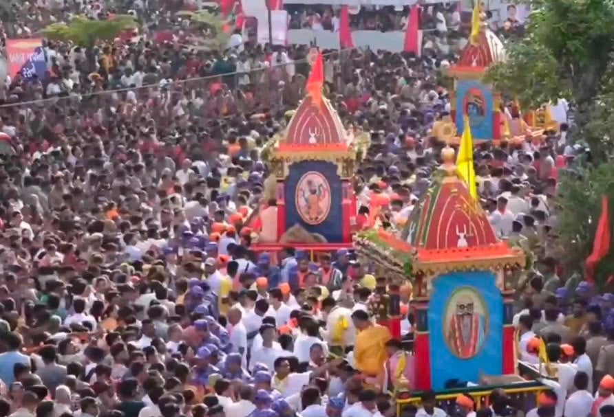 Jagannath Rath Yatra 2026 Begins: Over 2.5 Million Devotees Gather in Puri
