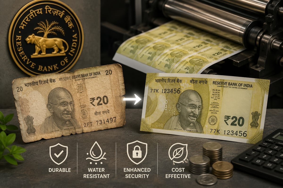 RBI Plans Pilot Project for Plastic Currency Notes as Cash Demand Rises