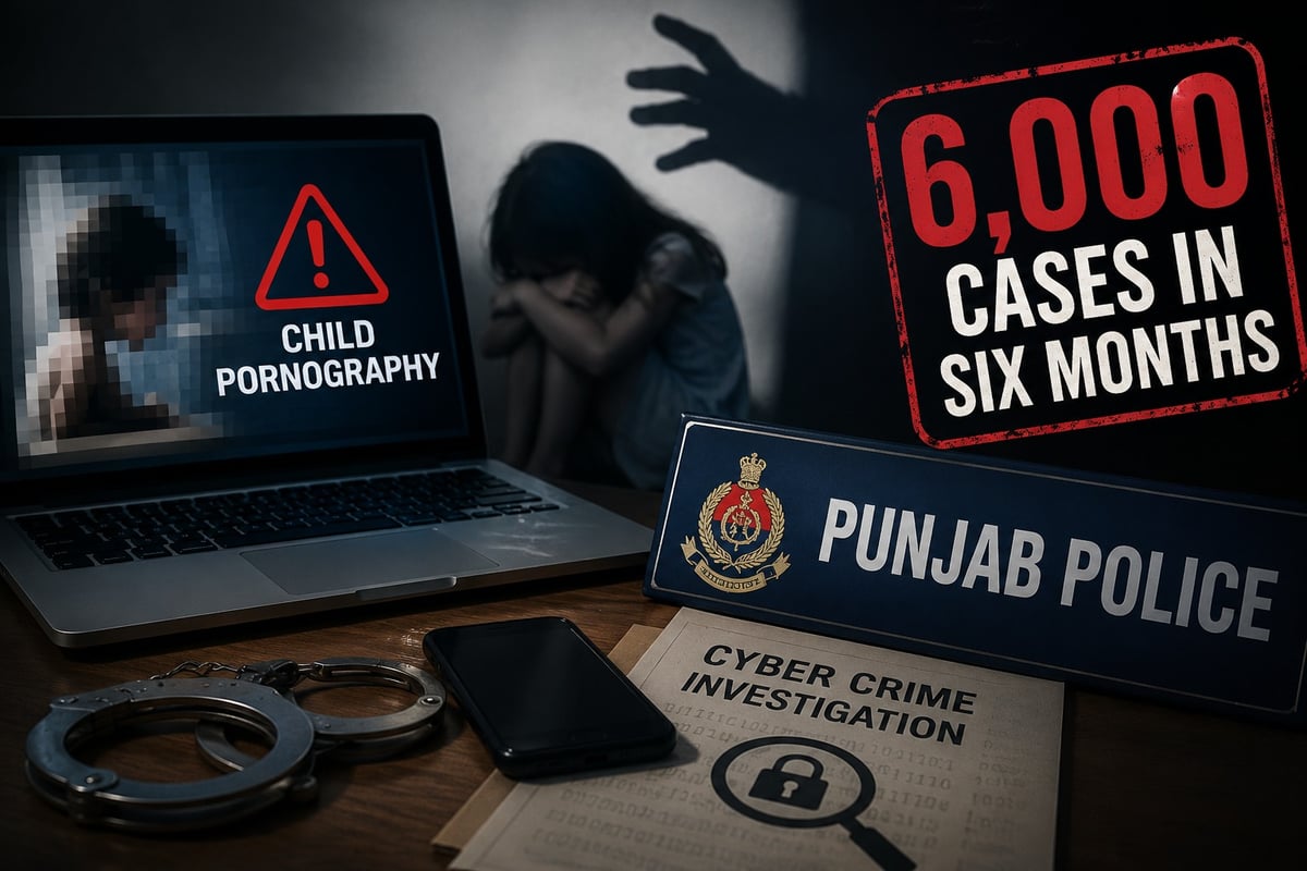 Punjab Reports 6,000 Child Pornograpgy Cases in Six Months