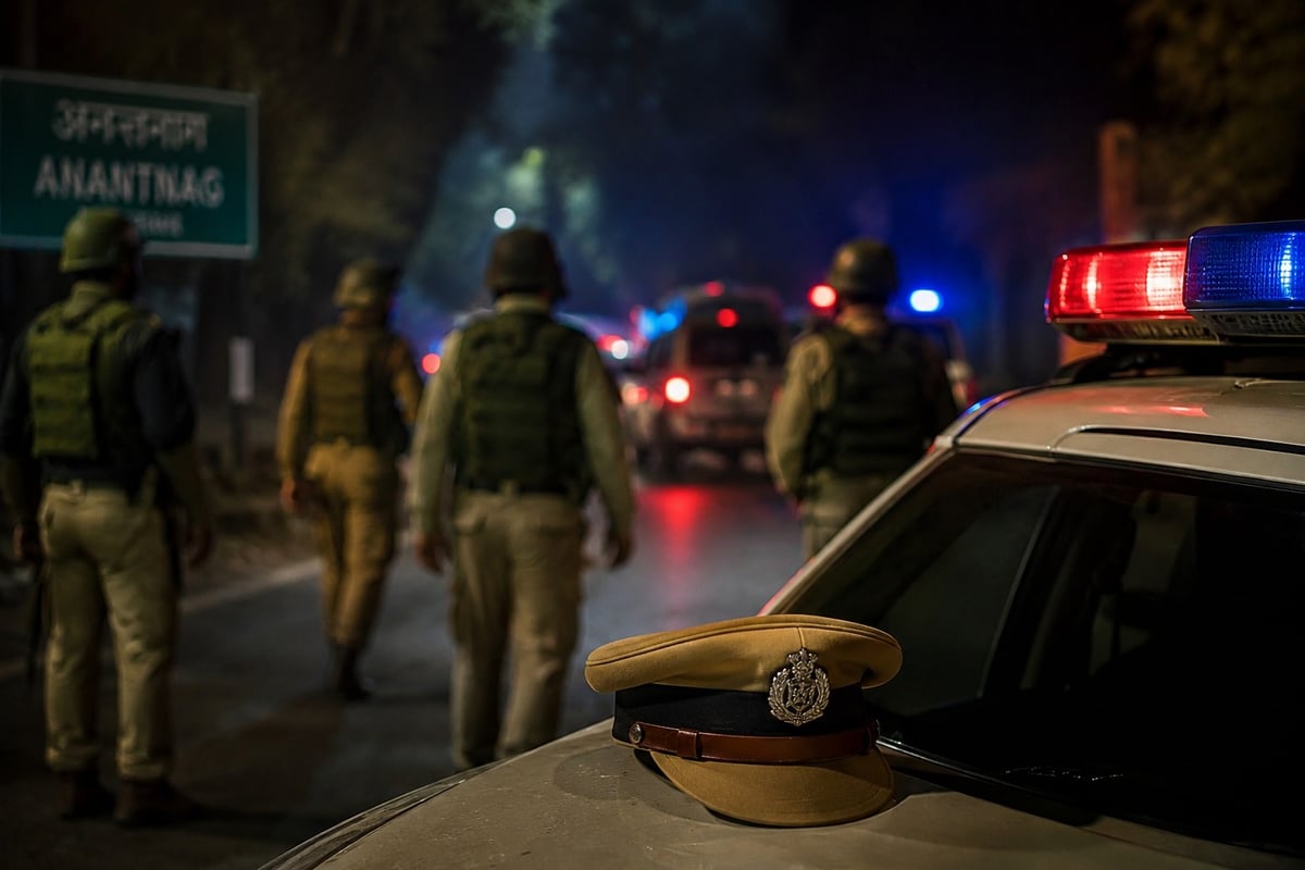 J&K Head Constable Martyred After Terror Attack on Police Team in Anantnag