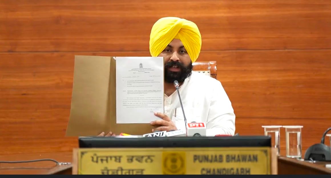 CM Mann Announces Major Relief for Punjab Sanitation Workers, Says Harjot Singh Bains