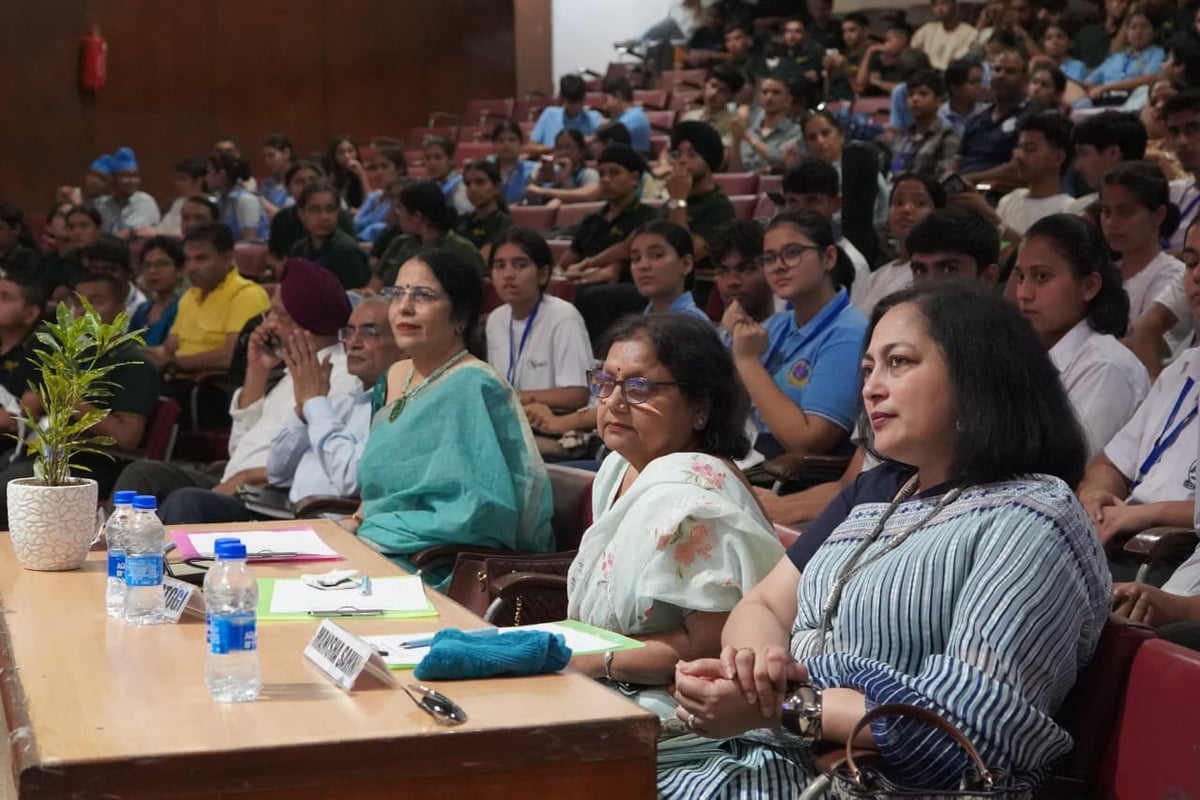Nimbus Defence Academy hosts declamation competition at PU; Over 500 Tricity students participate