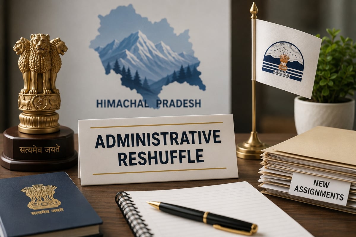 Himachal Pradesh government announces major administrative reshuffle