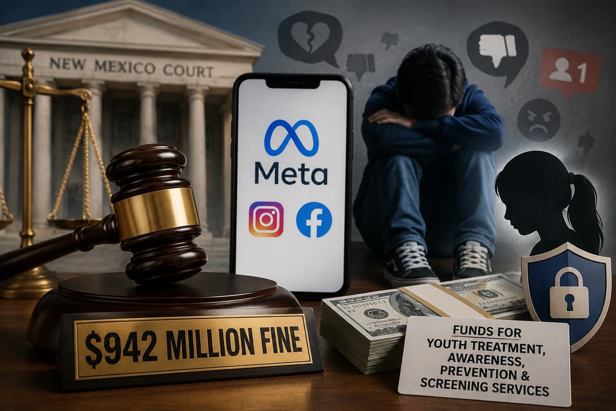 Meta fined $942 million, Court rules Instagram and Facebook harmed young users