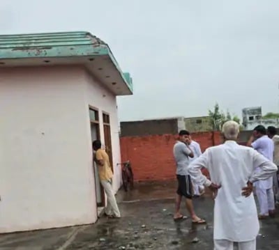 Lightning strike damages house in Hisar village, Major tragedy averted