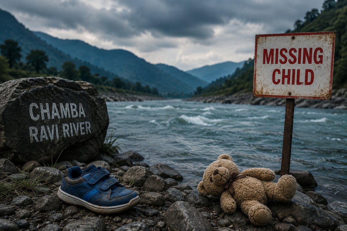 Father accused of throwing six-year-old into Ravi River in Chamba