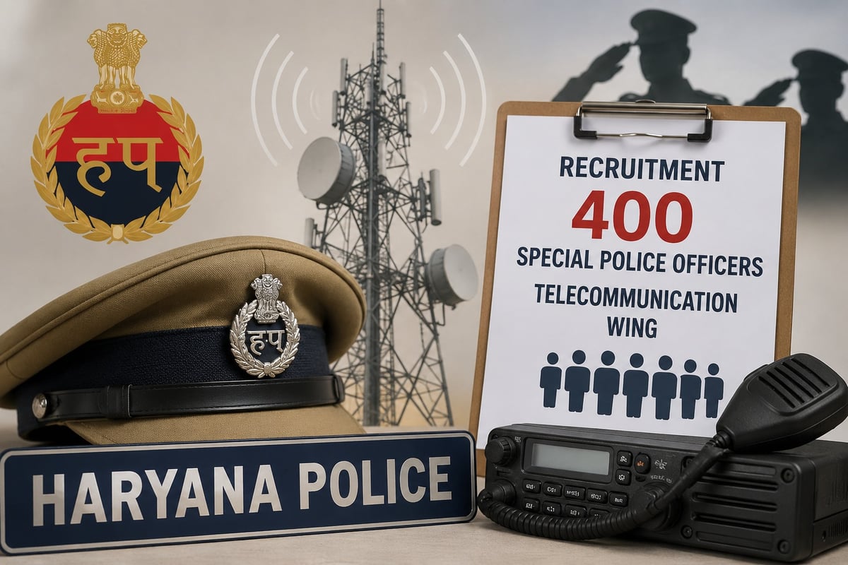 Haryana police to recruit 400 special police officers in telecommunication wing