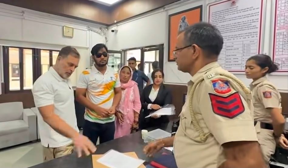 Rahul Gandhi’s protest yields result, FIR agreed upon in alleged pellet gun case