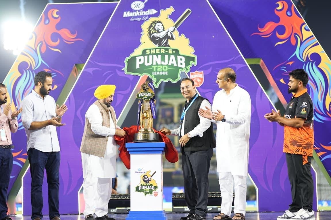Punjab Roars with T20 Thrills: CM Bhagwant Mann Launches Historic Sher-e-Punjab Cricket League
