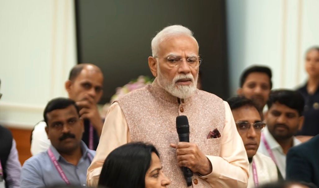 PM Modi shares humorous moment during interaction with teachers