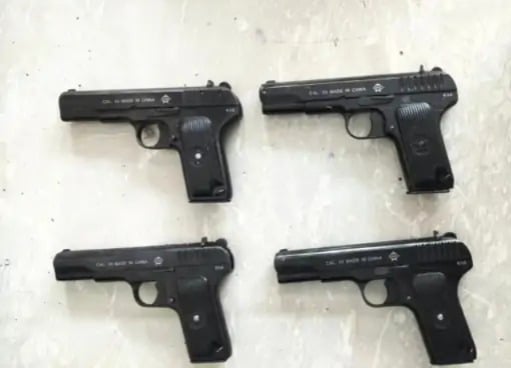 4 Pistols seized near Indo-Pak border in Amritsar